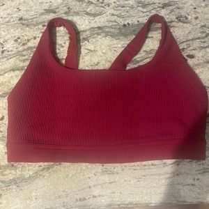 Athleta Ribbed Sports-bra | M